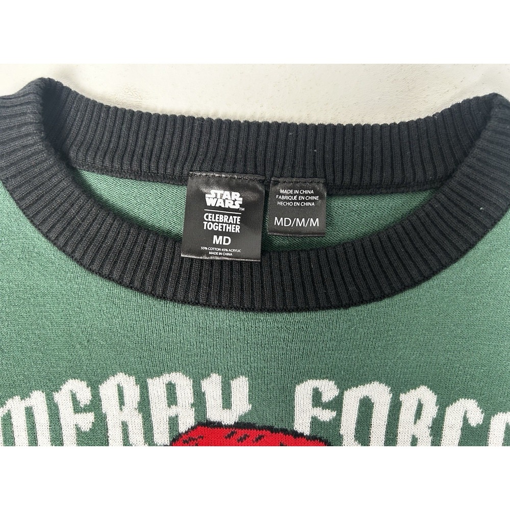 Star Wars Ugly‎ Christmas Sweater Baby Yoda Unisex Medium - Picture 3 of 9